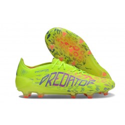 Fotbollsskor Adidas Predator 2025 Elite FG Grön Rosa
