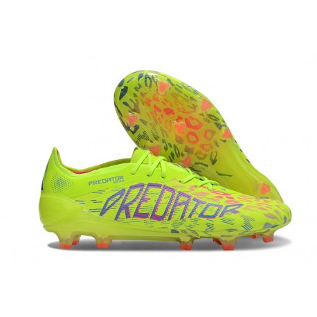 Fotbollsskor Adidas Predator 2025 Elite FG Grön Rosa