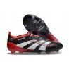 Fotbollsskor Adidas Predator 2025 Elite FG Svart Röd Vit