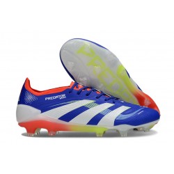 Fotbollsskor Adidas Predator 2025 Elite FG Blå Vit Röd