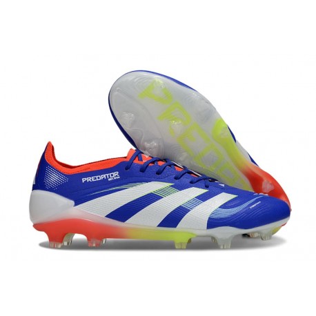 Fotbollsskor Adidas Predator 2025 Elite FG Blå Vit Röd