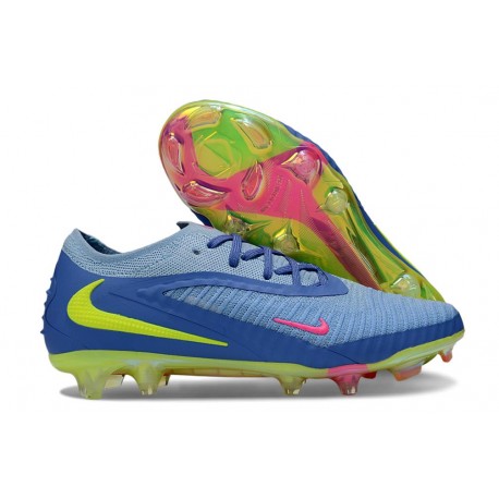 Nike Phantom 6 Low Elite Fg Blå Gul