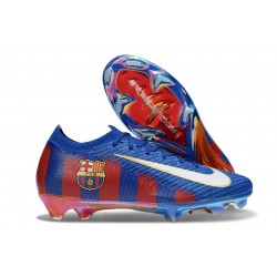 Fotbollsskor Nike Mercurial Vapor XVI Elite FG Barcelona Blå Vit Röd