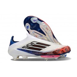 Adidas F50 Elite Snörlösa FG X Son Vit Svart Röd 