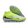Fotbollsskor Nike Phantom 6 High Elite Fg Grå Grön Svart