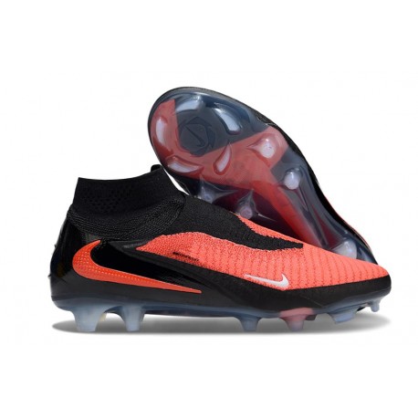 Fotbollsskor Nike Phantom 6 High Elite Fg Röd Svart