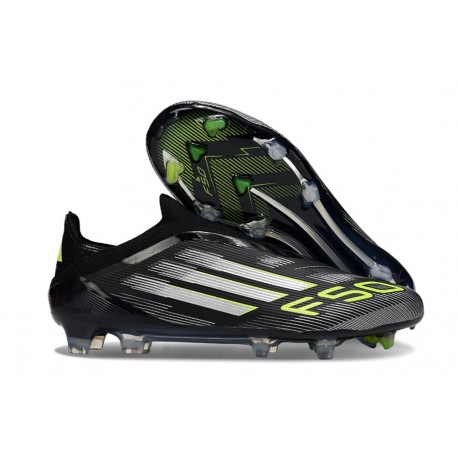 Fotbollsskor Adidas F50 Elite LL FG Svart Vit Gul