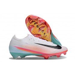 Nike Air Zoom Mercurial Vapor 16 Elite FG Vit Svart Blå Röd