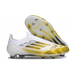 Fotbollsskor Adidas F50 Elite LL FG Vit Gul