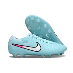Nike Tiempo legend 10 Elite FG Ronaldo Blå Vit