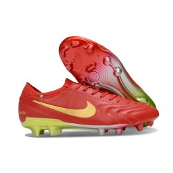 Nike Tiempo legend 10 Elite FG Ronaldo Röd Guld
