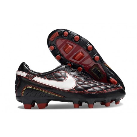 Nike Tiempo legend 10 Elite FG Ronaldo Svart Röd Vit