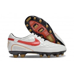 Nike Tiempo legend 10 Elite FG Ronaldo Vit Röd 