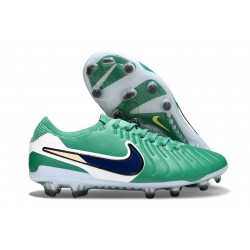 Nike Tiempo legend 10 Elite FG Ronaldo Grön Svart Vit