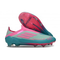 adidas F50 Elite Snörfria FG Blå Rosa