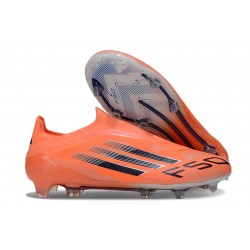 adidas F50 Elite Snörfria FG Orange Svart