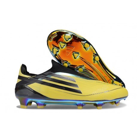 adidas F50 Elite Snörfria FG Gul Svart