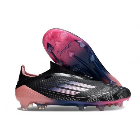 adidas F50 Elite Snörfria FG Svart Rosa
