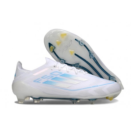 Fotbollsskor adidas F50 Elite FG Vit Blå Silver