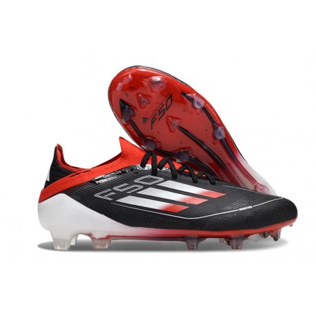 Fotbollsskor adidas F50 Elite FG Svart Röd Vit