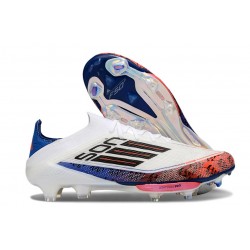 Adidas F50 Elite Snörlösa FG X Son Vit Svart Röd 