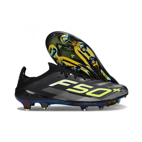 adidas F50+ FG Skor Svart Gul
