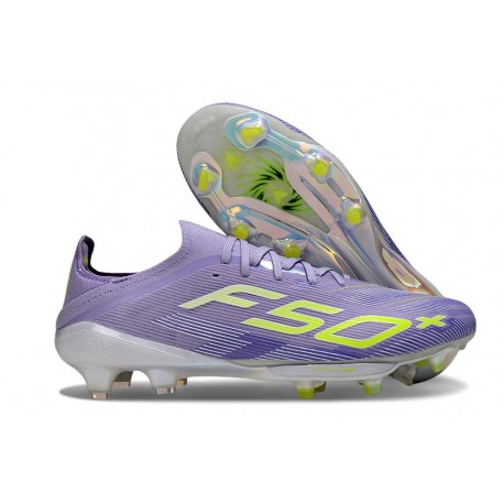adidas F50+ FG Skor Lila Gul