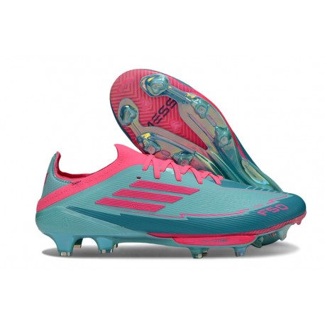 adidas F50+ FG Skor Blå Rosa