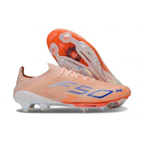 adidas F50+ FG Skor Orange Blå