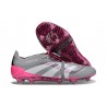 Adidas Predator Elite Tongue FG Grå Vit Rosa