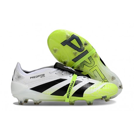 Adidas Predator Elite Tongue FG Vit Svart Gul