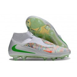 Fotbollsskor Nike Phantom 6 High Elite Fg Vit Grön