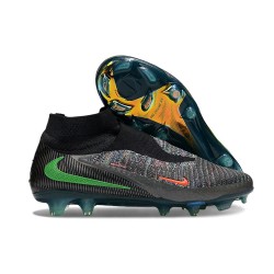 Fotbollsskor Nike Phantom 6 High Elite Fg Svart Grön