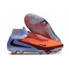 Fotbollsskor Nike Phantom 6 High Elite Fg Blå Röd Svart