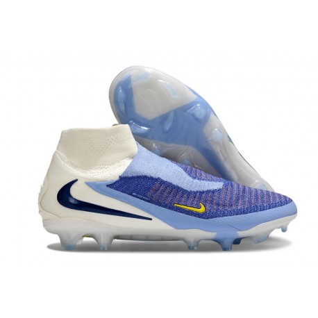 Fotbollsskor Nike Phantom 6 High Elite Fg Blå Vit