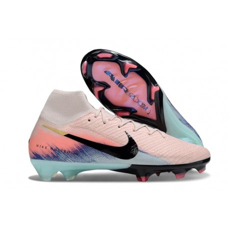 Fotbollsskor Nike Mercurial Superfly X Elite FG Rosa Blå Svart