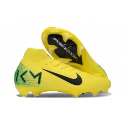 Fotbollsskor Nike Mercurial Superfly X Elite FG KM Gul Grön Svart