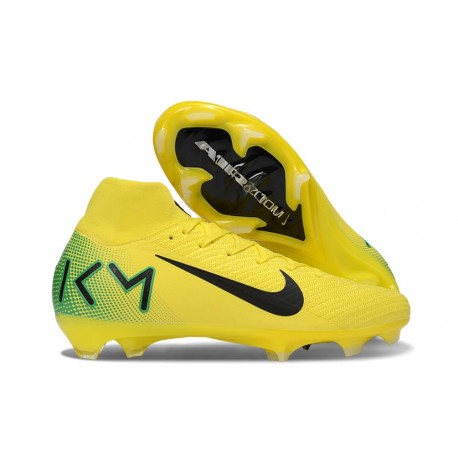 Fotbollsskor Nike Mercurial Superfly X Elite FG KM Gul Grön Svart