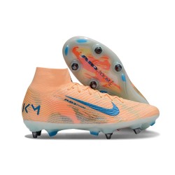 Nike Air Zoom Mercurial Superfly 10 Elite SG KM Orange Blå