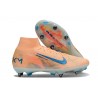 Nike Air Zoom Mercurial Superfly 10 Elite SG KM Orange Blå