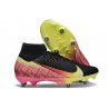 Nike Air Zoom Mercurial Superfly 10 Elite SG Svart Röd Gul Grön