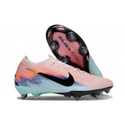 Nike Zoom Mercurial Vapor 16 Elite SG-Pro Rosa Svart Blå