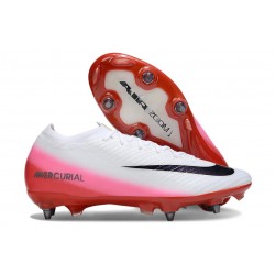 Nike Zoom Mercurial Vapor 16 Elite SG-Pro Vit Röd Svart