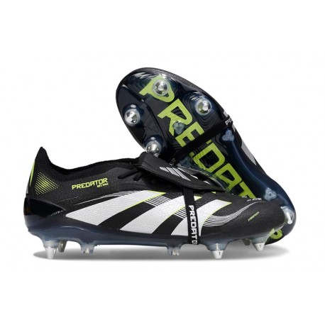 adidas Predator Elite Fold Over Tongue SG fotbollsskor Svart Vit Gul