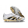 adidas Predator Elite Fold Over Tongue SG fotbollsskor Vit Guld Svart