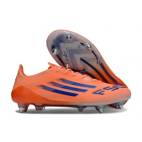 adidas F50 Elite SG fotbollsskor Orange Blå