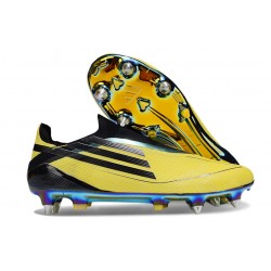 adidas F50 Elite Snörfria SG-Pro Gul Svart