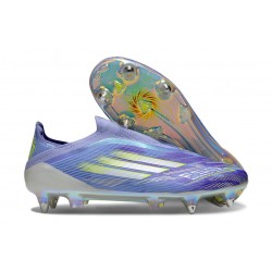 adidas F50 Elite Snörfria SG-Pro Lila Gul