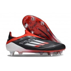 adidas F50 Elite Snörfria SG-Pro Svart Röd Vit