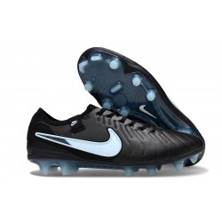 Nike Tiempo legend 10 Elite FG Ronaldo Svart Blå